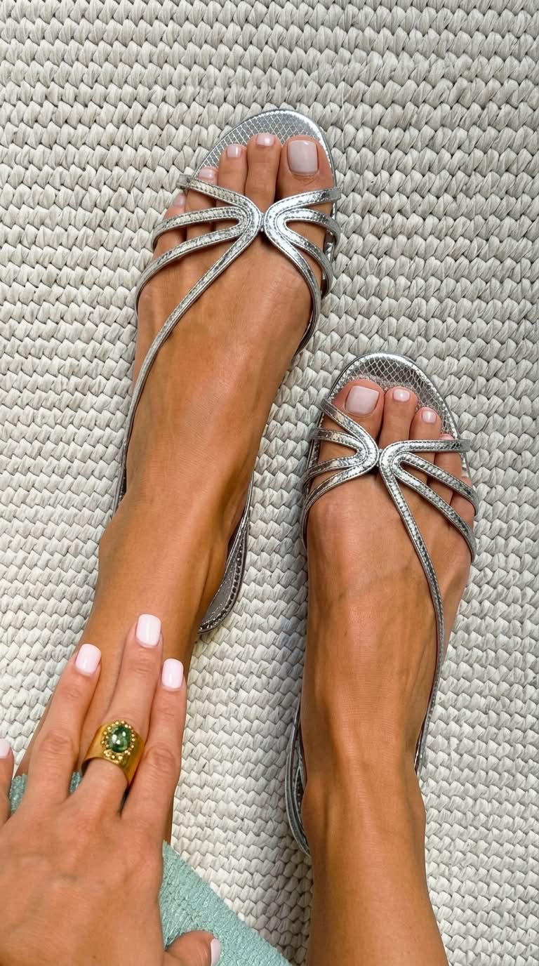 MARCO & BIANCA MILANO | GINEVRA SUMMER ELEGANCE GOLD SANDALS