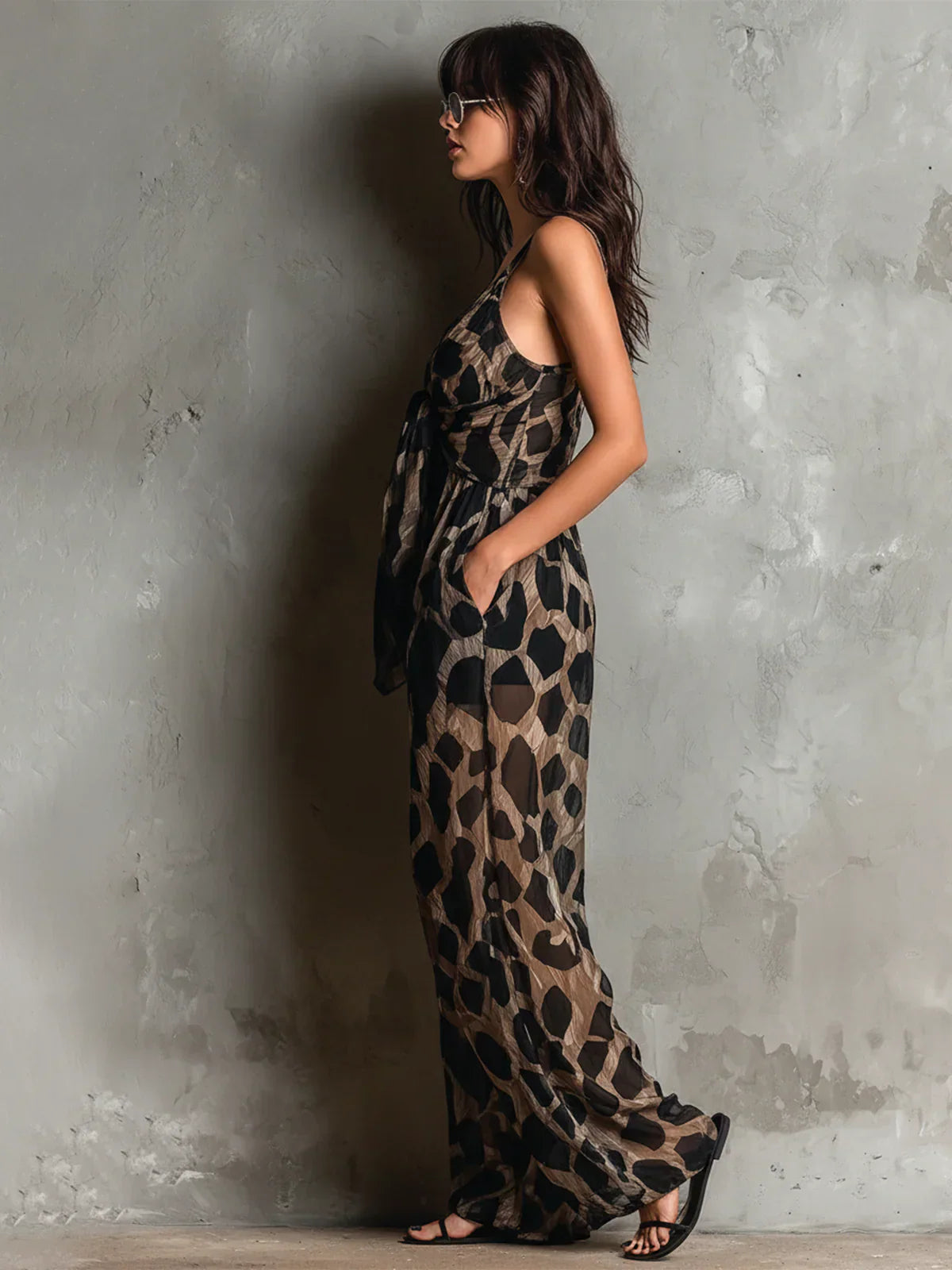 Constance Leopard Print Jumpsuit