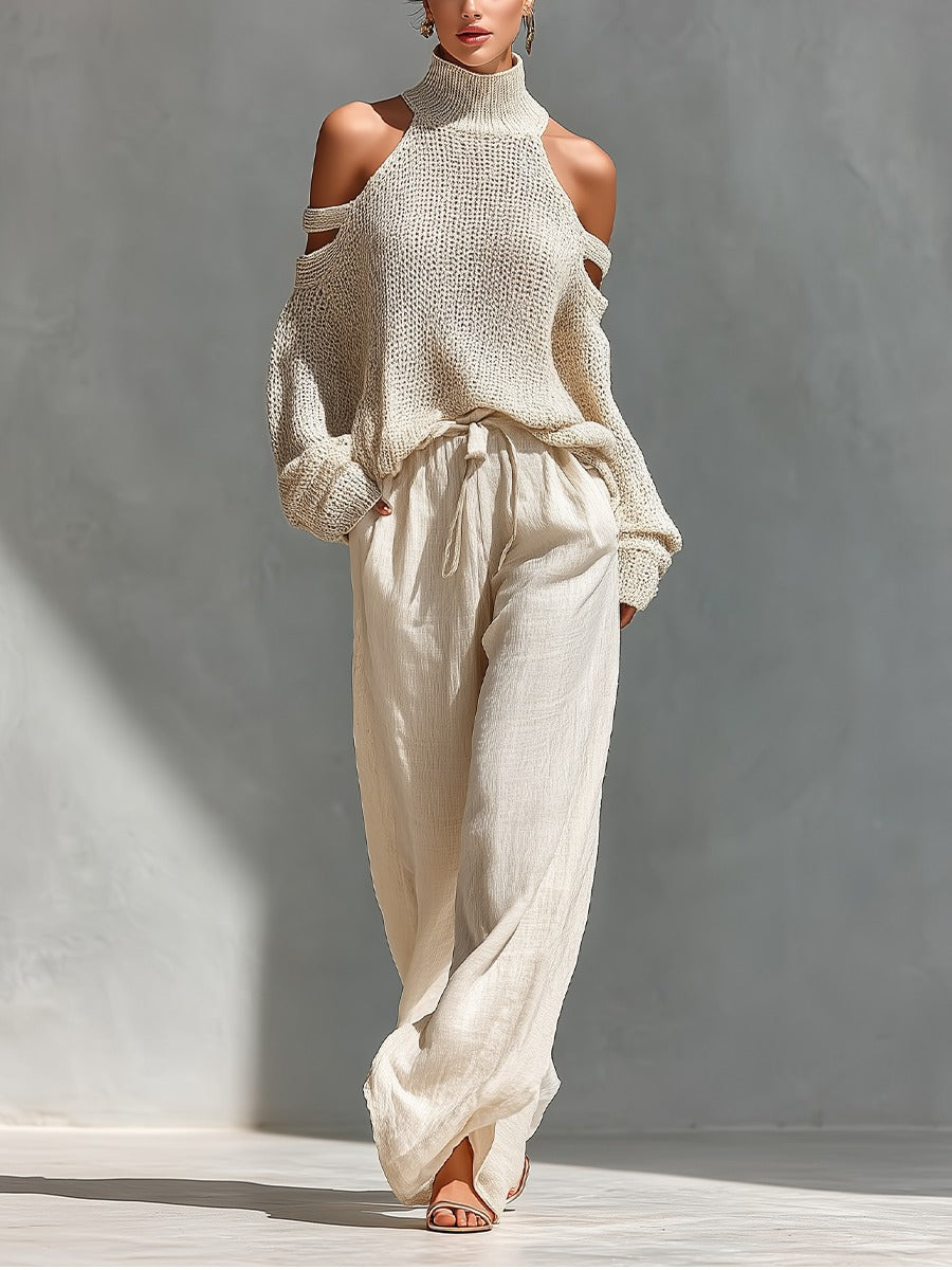 Off-Shoulder Two-Piece Set