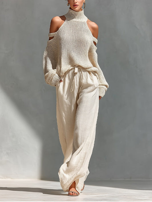 Off-Shoulder Two-Piece Set