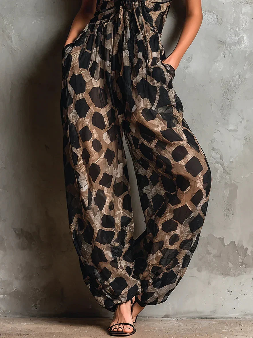 Constance Leopard Print Jumpsuit