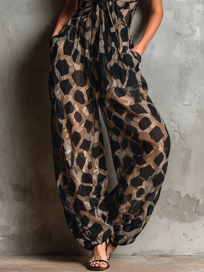 Constance Leopard Print Jumpsuit