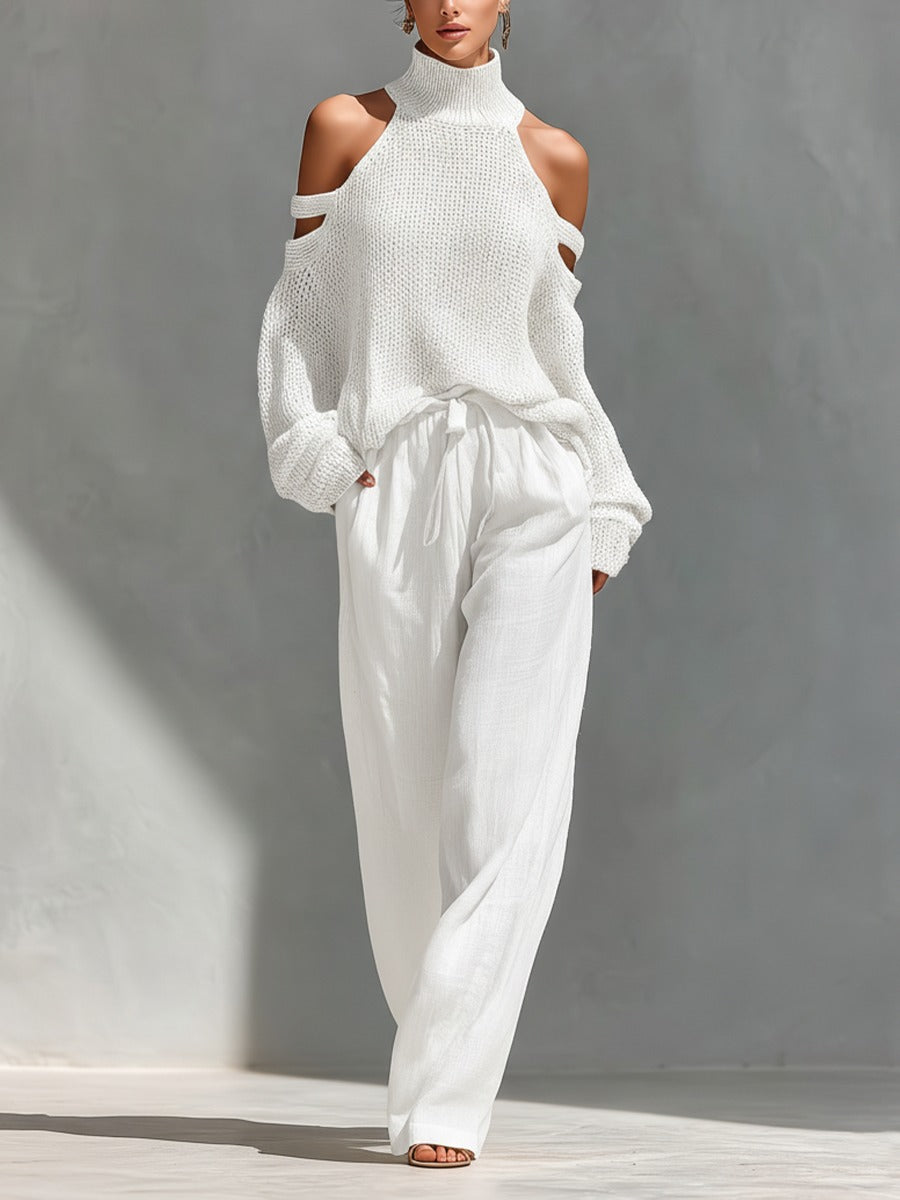 Off-Shoulder Two-Piece Set