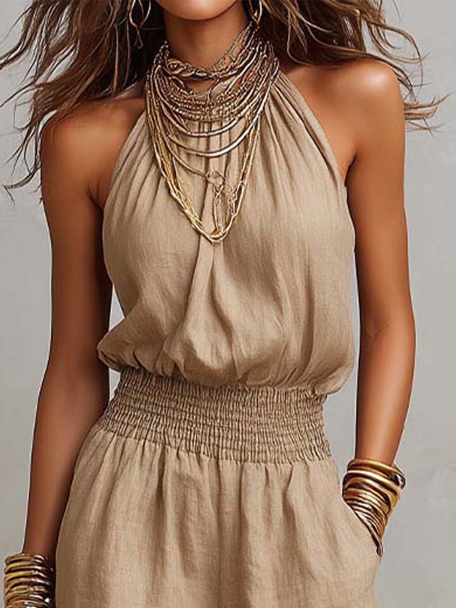 Elegant Halter Jumpsuit