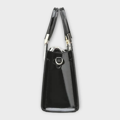 Maison Verdelle - Shiny Crocodile Skin Pattern Handbag