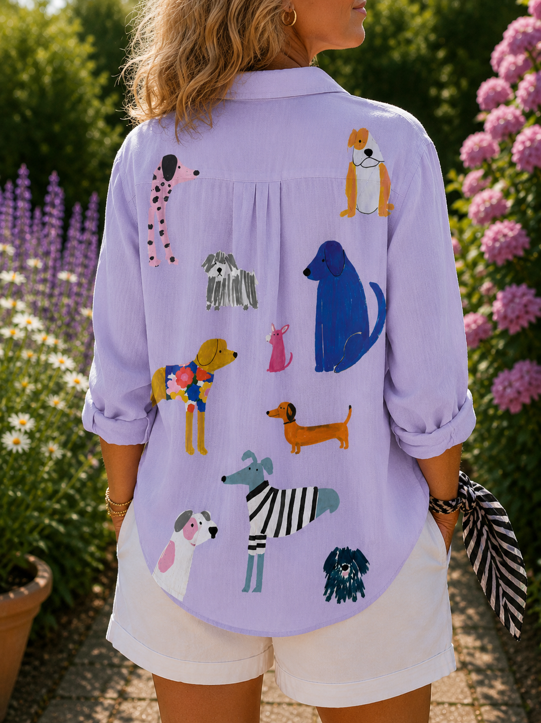 Florence | Playful Dogs Blouse