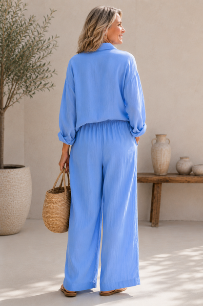 SELENE™ | Breezy Linen Lounge Set