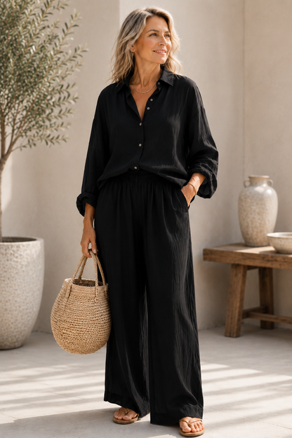 SELENE™ | Breezy Linen Lounge Set