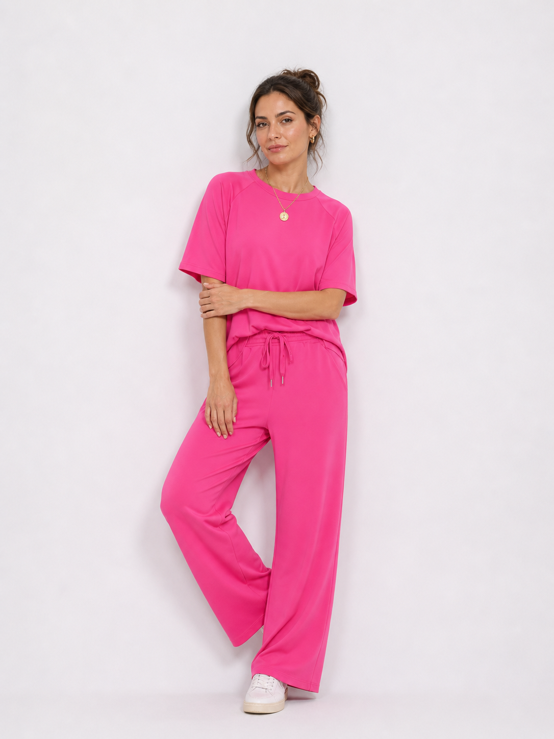 Brisa - Oversized Wide Leg Two Piece Set