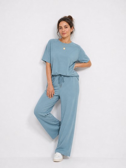 Brisa - Oversized Wide Leg Two Piece Set