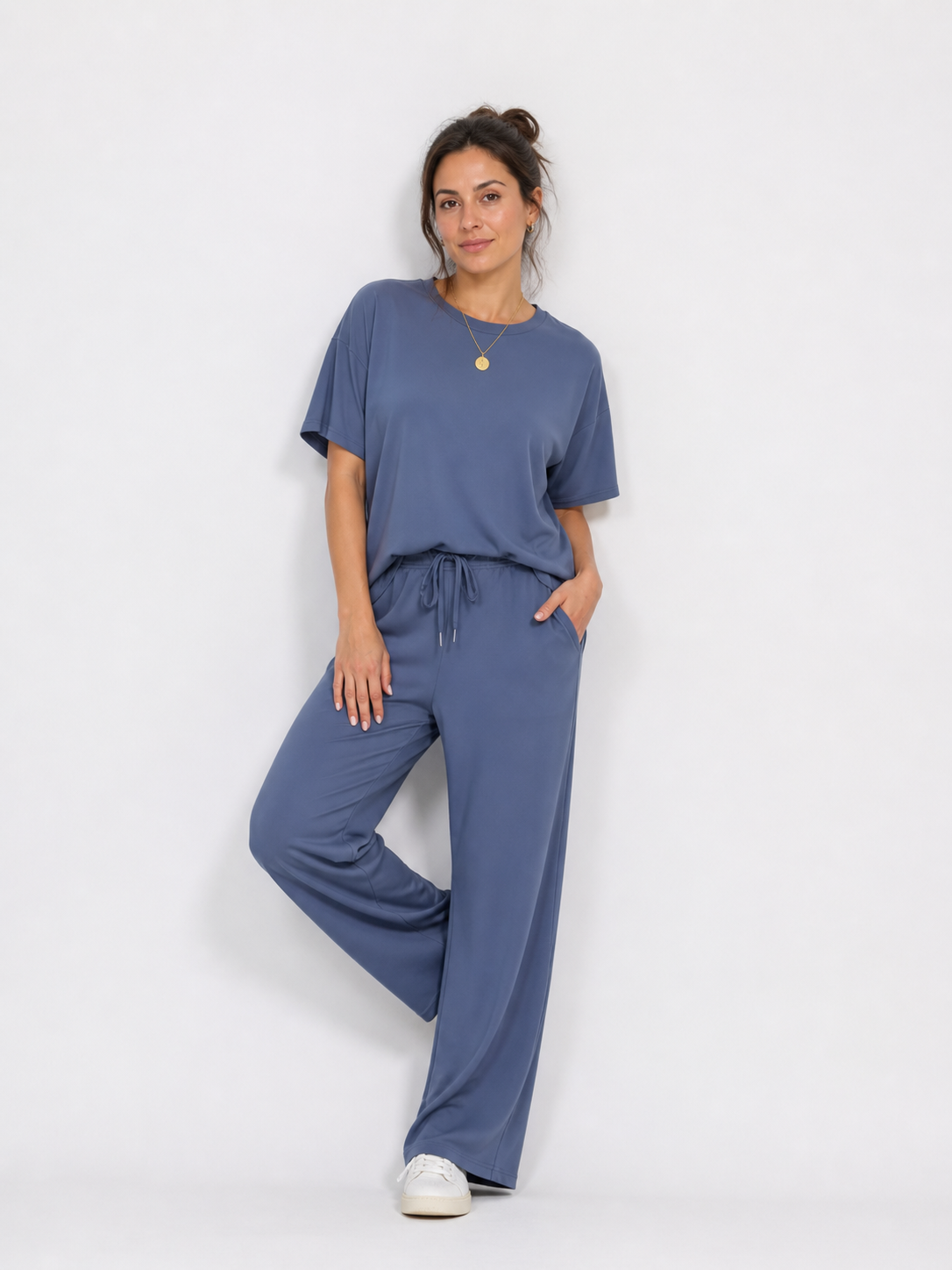Brisa - Oversized Wide Leg Two Piece Set