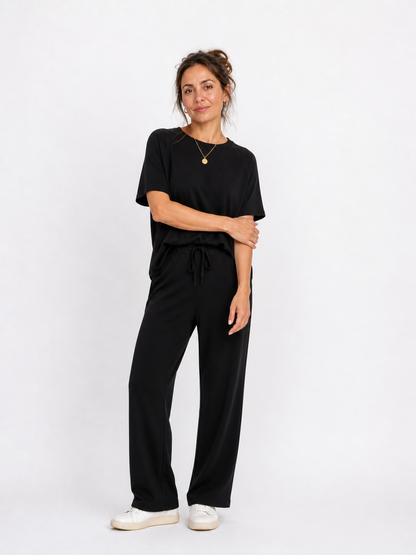 Brisa - Oversized Wide Leg Two Piece Set