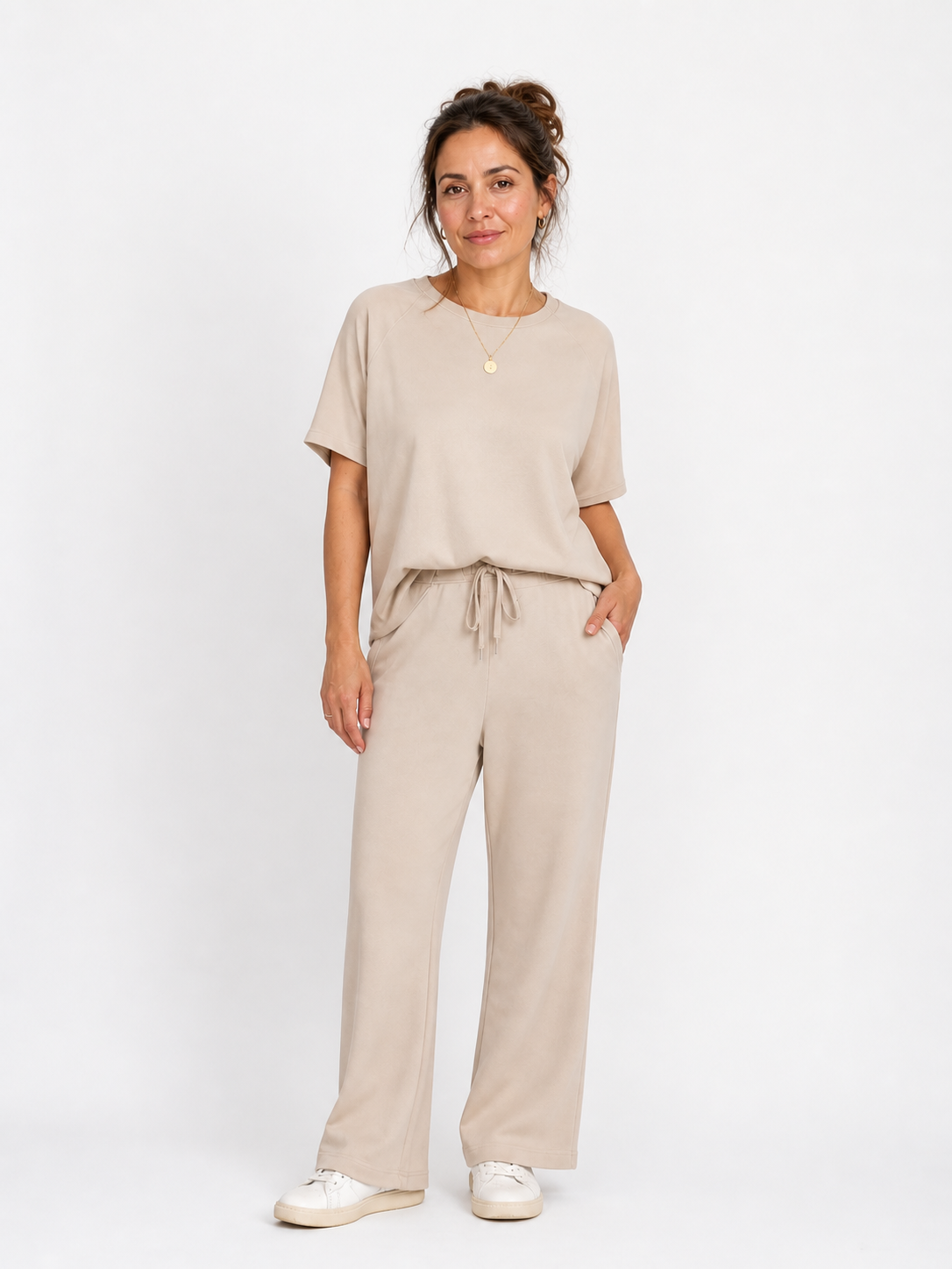 Brisa - Oversized Wide Leg Two Piece Set