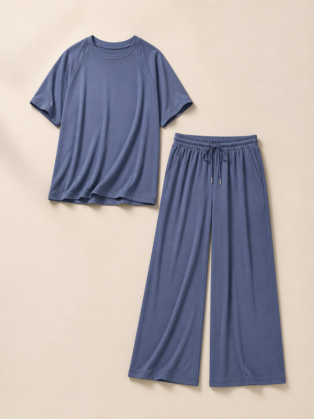 Brisa - Oversized Wide Leg Two Piece Set