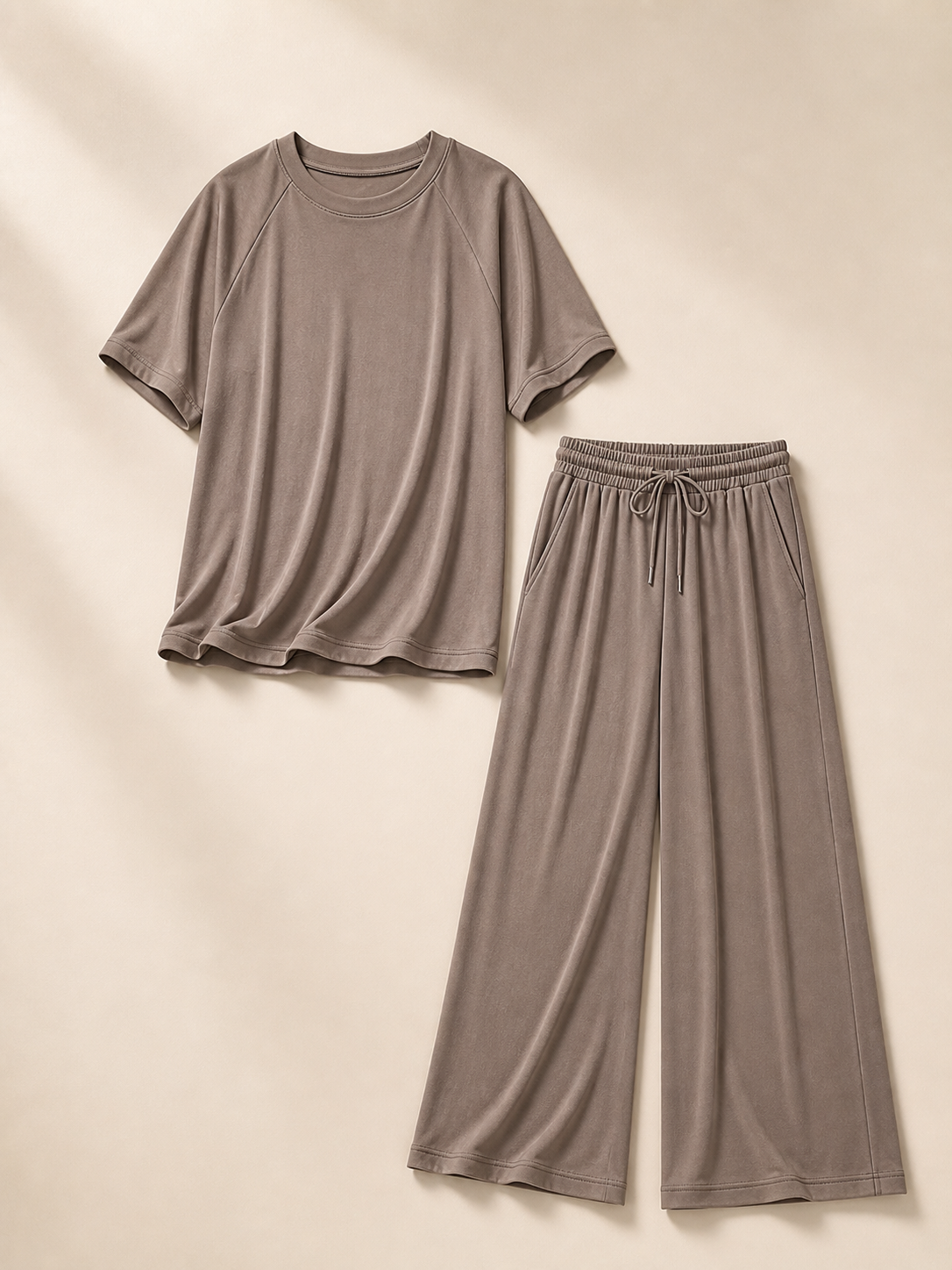 Brisa - Oversized Wide Leg Two Piece Set