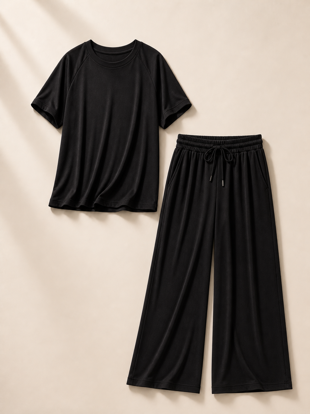 Brisa - Oversized Wide Leg Two Piece Set